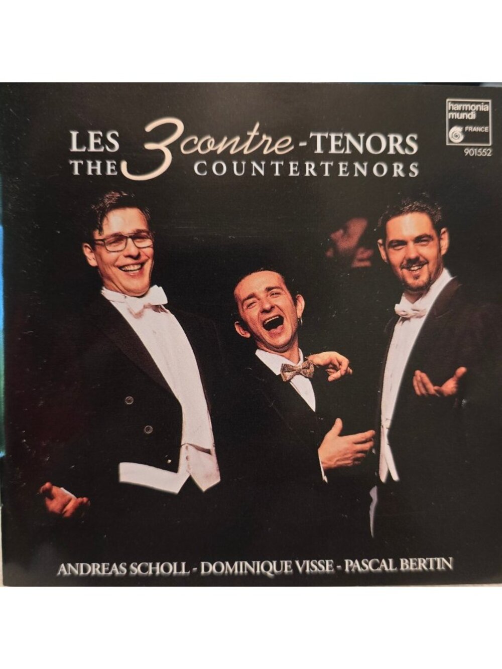 The 3 Countertenors - Les Contre-Ténors CD Harmonia Mundi 1995 38089cd